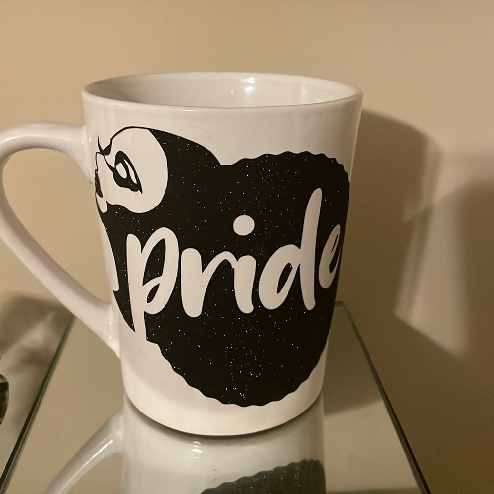 Afro pride mug